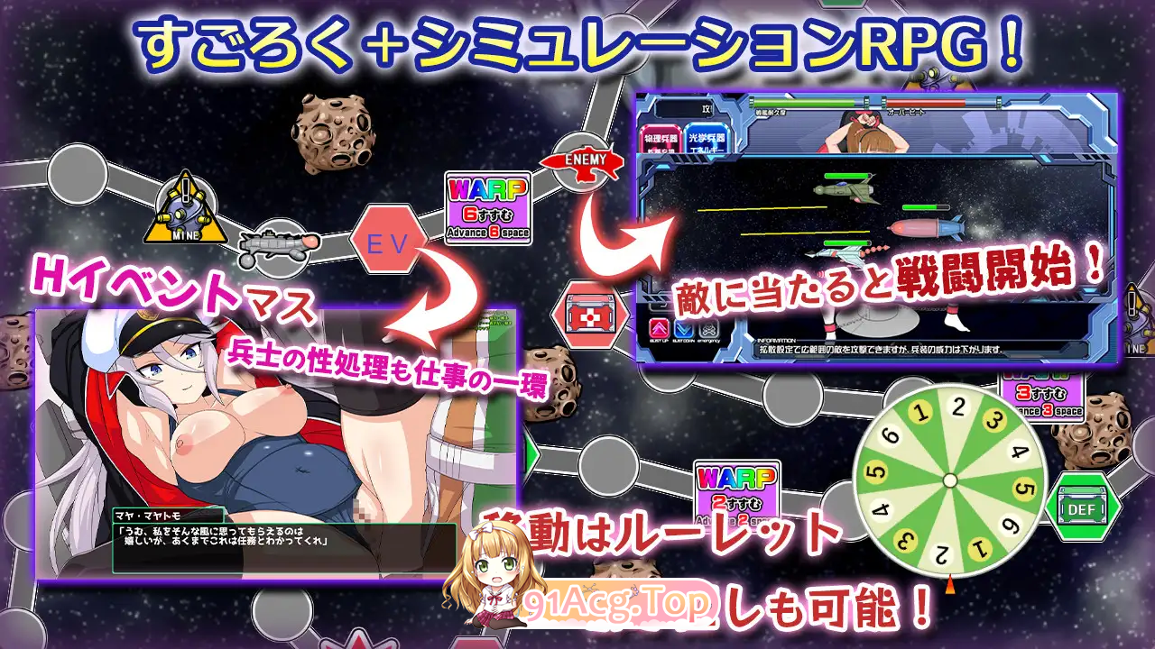 [SLG/战斗H/CV] 宇宙战舰少女 官方中文版 [新作] [FM/950M/百度]-第4张-游戏-飞雪ACG