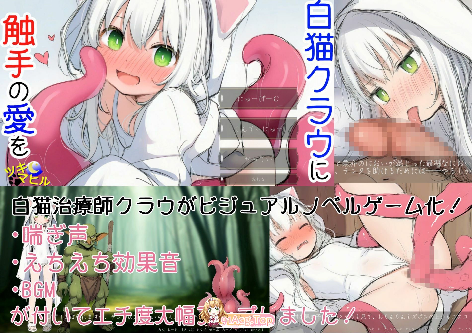 [ADV/汉化]白猫库萝与触手的爱~与触手的魔物加深羁绊通过体液交换进行幸福H的故事~AI汉化版[新汉化][FM/540M/百度]-第6张-游戏-飞雪ACG