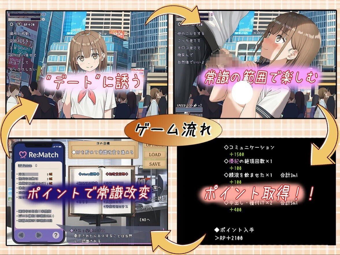 更新[互动RPG/模拟] 常识改变匹配～只属于两人的特别规则～ 常識改変マッチング～二人だけの特別ルール～ v1.0.4 AI汉化版 [1.90G]【FM/BD】-第6张-游戏-飞雪ACG