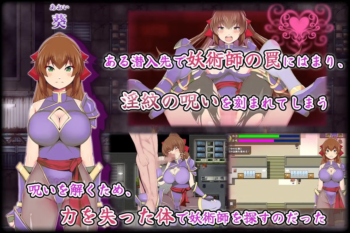 [RPG汉化PC]女忍者葵～被妖术师刻下的淫纹 くノ一葵～妖術師に刻まれし淫紋 [FM/BD 677M]-第2张-游戏-飞雪ACG