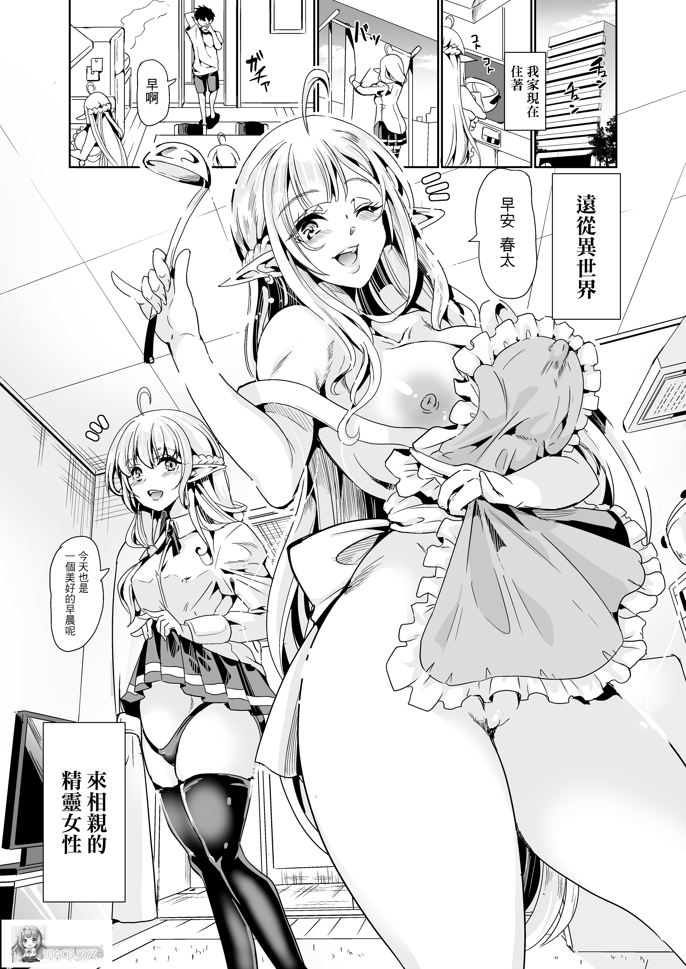 [2D中字/单色/无码]スケベエルフ姉妹、婚活に来る[191p/294m]-第3张-漫画-飞雪ACG