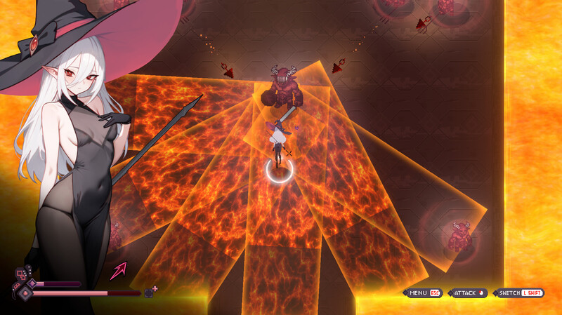 【肉鸽ACT/像素动态/汉化】魔女的地下城（Witch's Dungeon/魔女のダンジョン）V1.3.11 机翻汉化【1.90G/FM-百度直连】-第4张-游戏-飞雪ACG