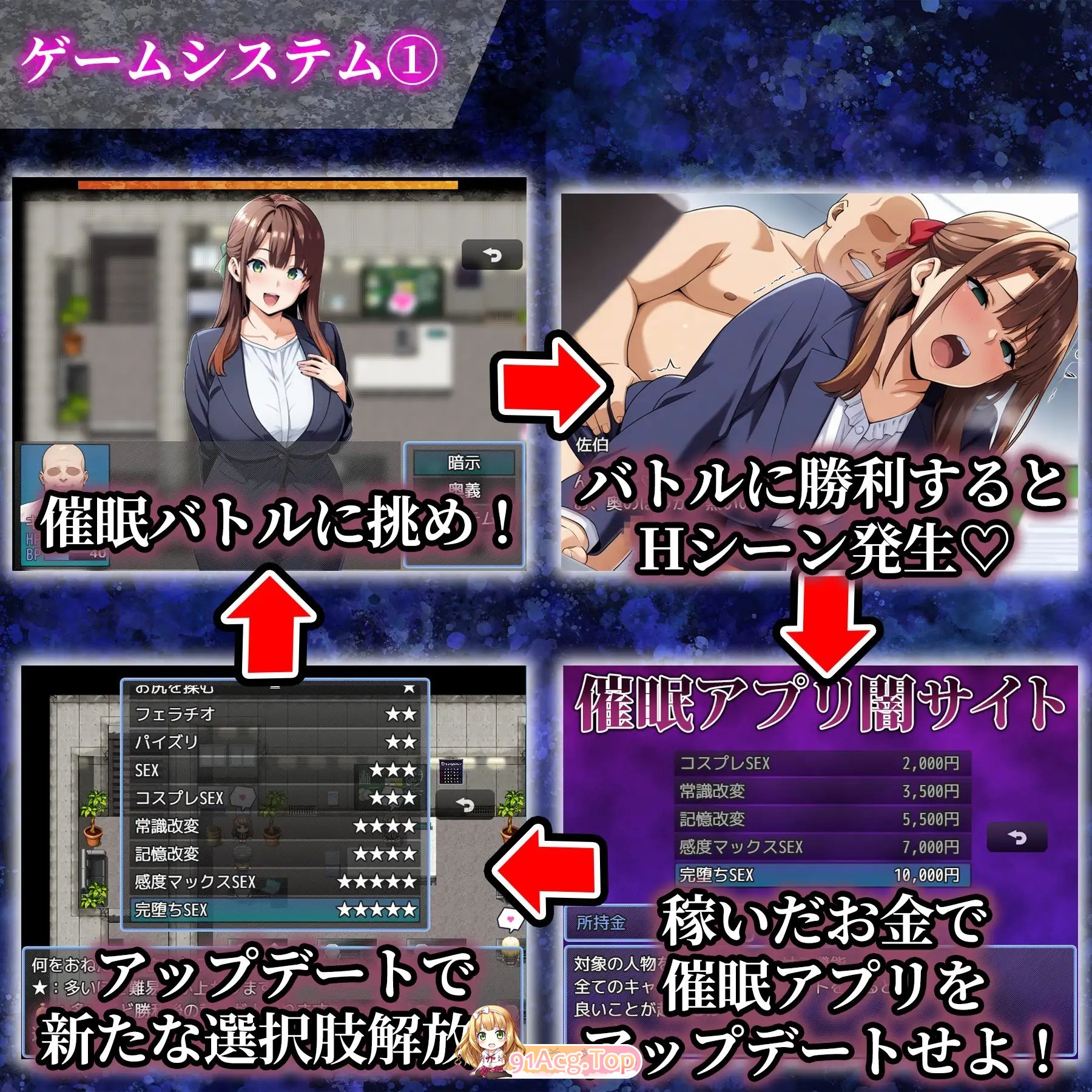 [RPG/汉化]催绵洗脑〜完权惰落办工室篇〜卦载AI汉化版+存档[新汉化][FM/2.1G/百度]-第12张-游戏-飞雪ACG