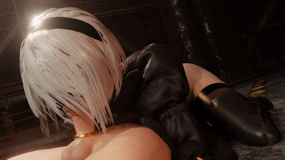 [3D/无修/动态] LazyProcrast 6月新作:2B+深羽 黑丝足交侍奉 骑乘传教士体位 [340M/UC]-第2张-动漫-飞雪ACG