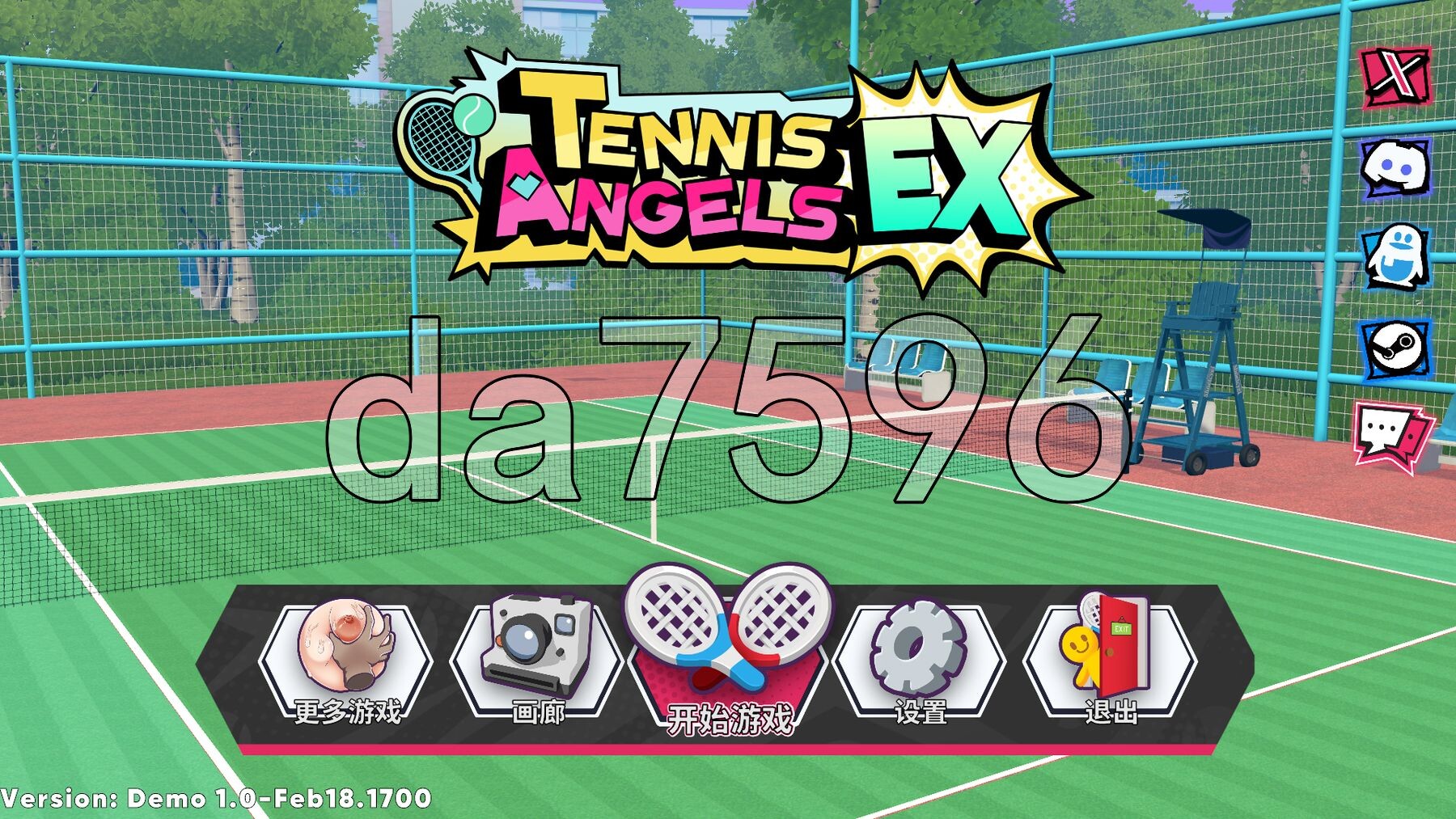 [压洲风SLG/冻泰/先行梯验] 网球天使 TENNIS ANGELS EX STEAM官方忠闻步兵版 [1.50G/转百度]-第1张-游戏-飞雪ACG