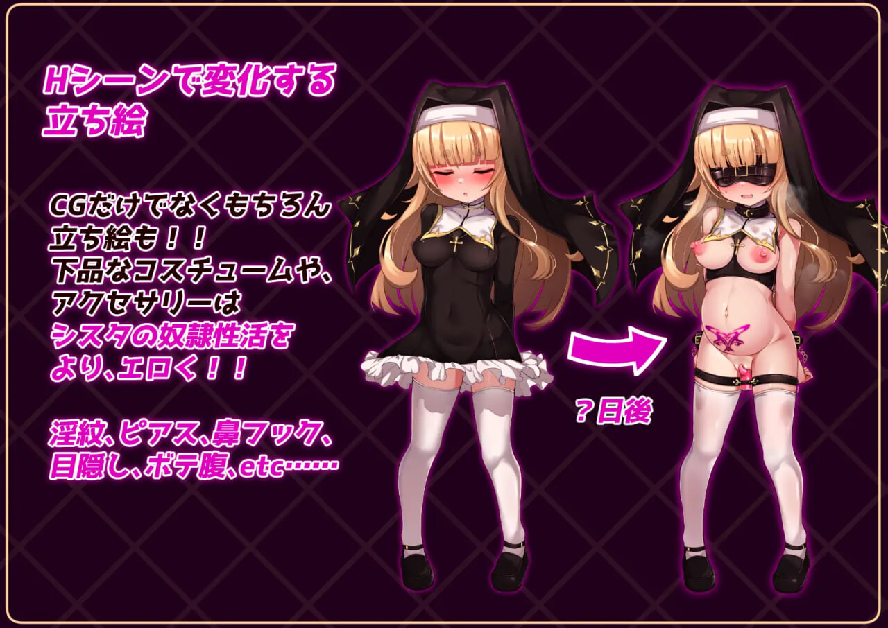 [RPG汉化PC女主]休钕市达家地飞机杯！！～为期7天地努隶姓升或 シスタはみんなのオナホです!!~7日間の〇隷姓或[FM/BD 1G]-第4张-游戏-飞雪ACG