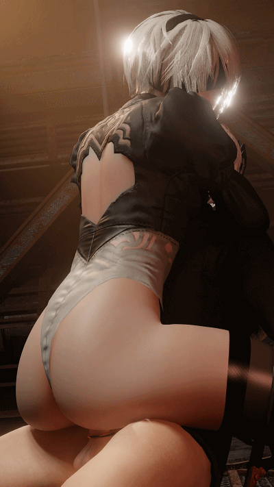 [3D/LazyProcrast] 6月新作：2B+深羽 性感女神黑丝足交侍奉 骑乘传教士体位爆肏 [340M/FM/百度]-第4张-动漫-飞雪ACG