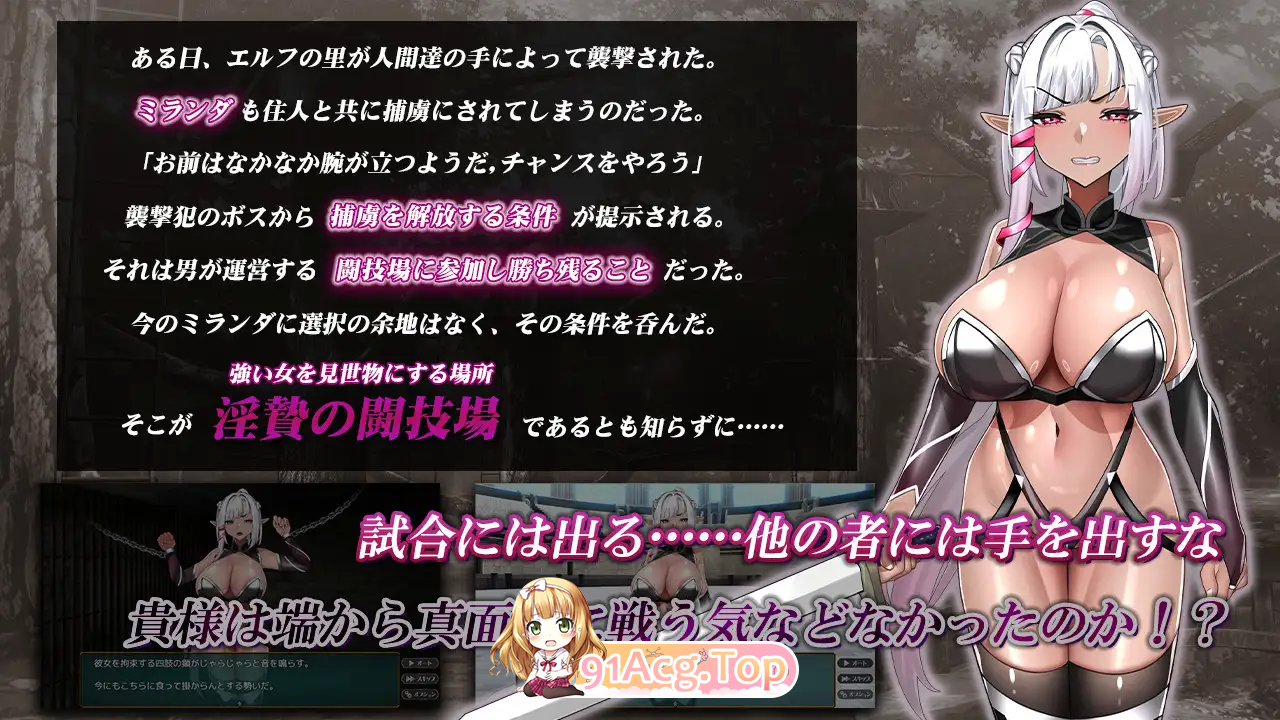 [对战SLG/汉化/冻泰/战斗H/CV]银祭斗计场-暗嘿京灵剑事米兰达-卦载AI汉化版[新坐][FM/1.1G/百度]-第3张-游戏-飞雪ACG