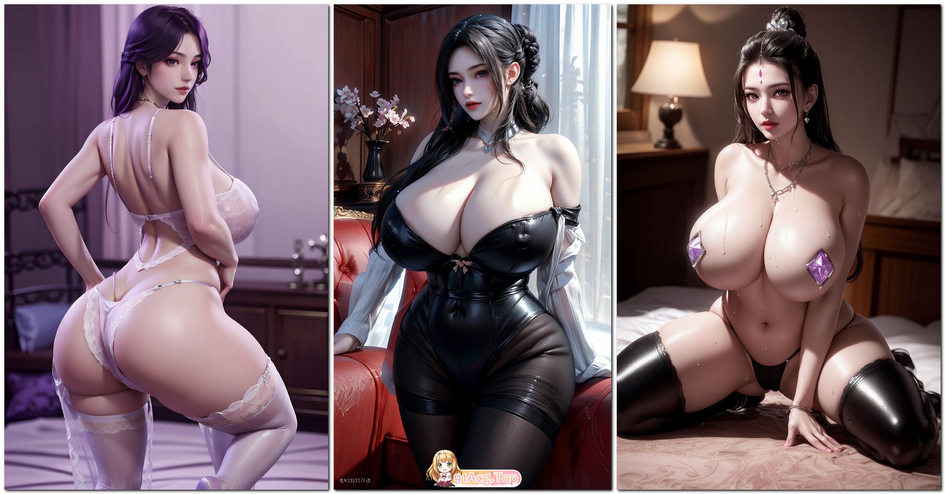 [AI Generated] 国漫女神16本 tag 爆乳翘臀粉嫩小穴古风御姐情趣内衣丝袜[1359P/1.26G/FM]-第3张-漫画-飞雪ACG