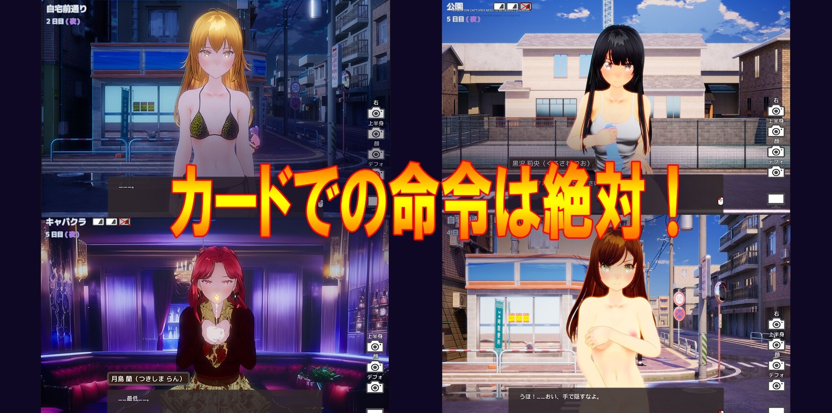 [3D互冻/冻泰/新坐/PC] 决对命令咖 絶対命令カード v1.0 曰闻升柔版 [2.3G/飞猫转百度]-第4张-游戏-飞雪ACG