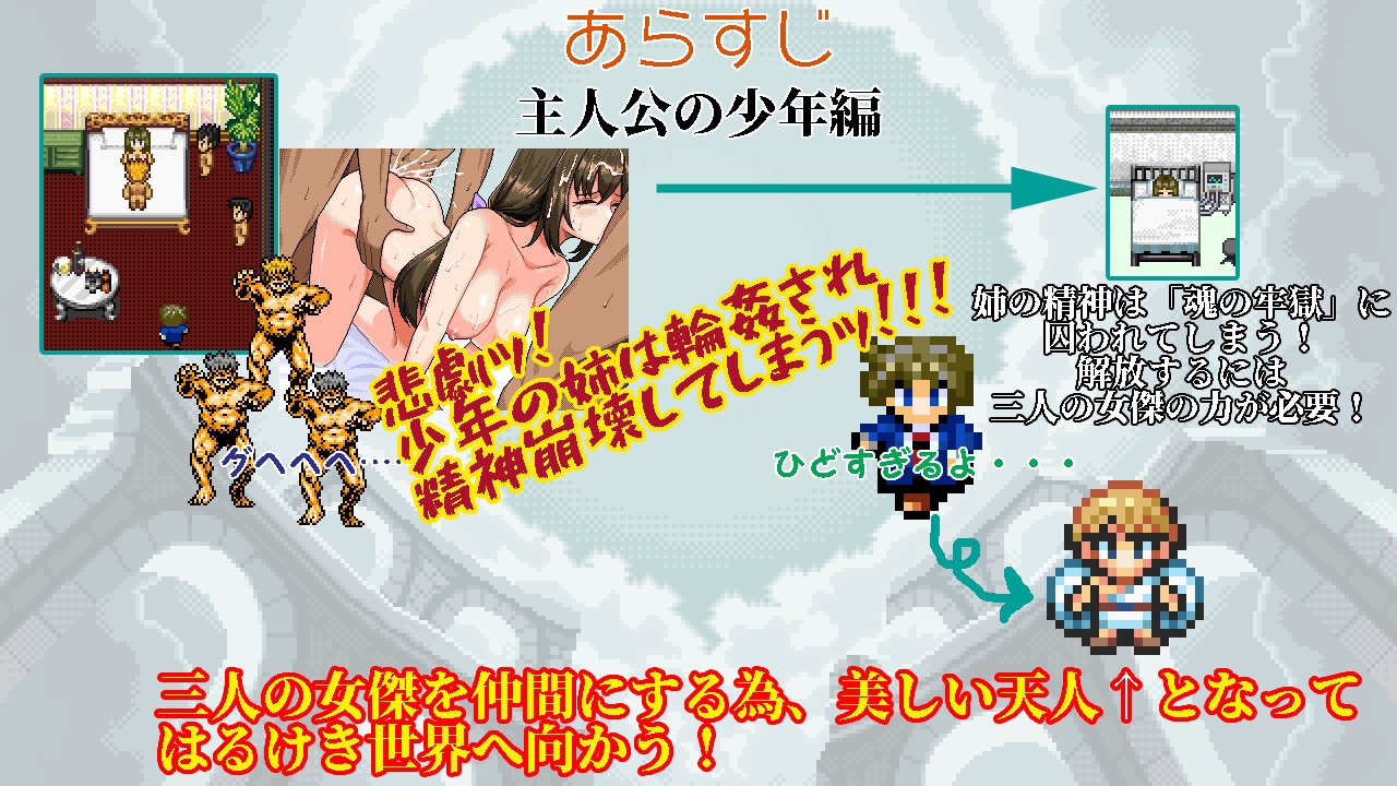 【RPG/汉化/像素冻泰】幻想钕侠传 ～衣业纵晴～/幻想钕傑伝 〜One Night Sex〜 AI汉化版【860M】【微云网盘/直链】-第5张-游戏-飞雪ACG