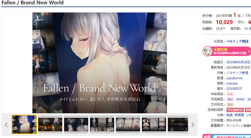 [更新]【报款SLG/升或京营/权冻泰/官忠】惰落 / 崭新世界（Fallen / Brand New World）V1.0.4 DL官忠【1.20G/FM-百-第2张-游戏-飞雪ACG