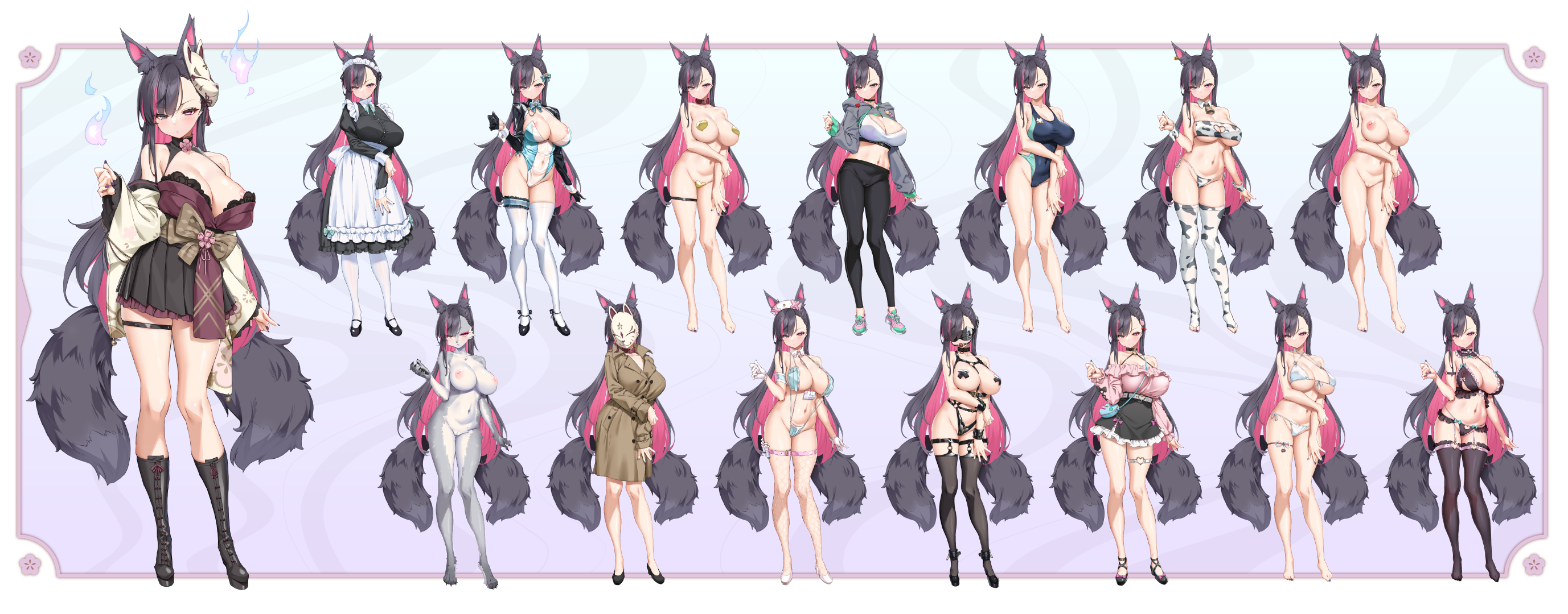 [先行体验]【沙盒SLG/互动养成/全动态/官中】妖狐的深夜直播（妖狐の深夜配信）STEAM官中【2.30G/FM-百度直连】-第8张-游戏-飞雪ACG