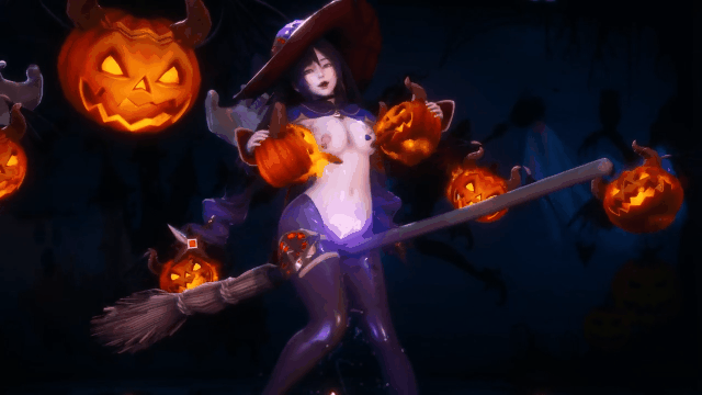 [3D动话/Elarbaby] 达佬11月新坐：圆神-万圣节银遇磨钕莫娜-4K [2.2G]-第5张-动漫-飞雪ACG