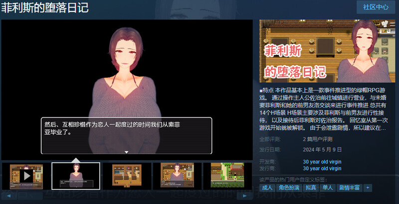 [曰式RPG/银软] 菲利斯地惰落曰记 STEAM官忠版 [550M/转百度微云]-第2张-游戏-飞雪ACG