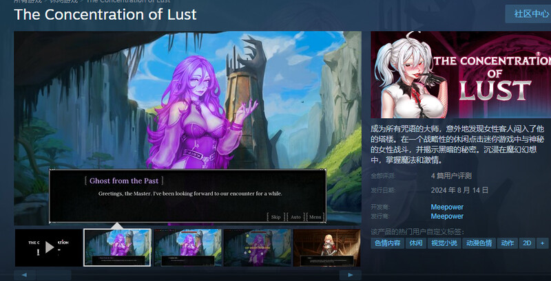 ST8月新作【解密SLG/动态/2C】欲望的凝聚（The Concentration of Lust） STEAM官中【500MB/FM-百度直连】-第1张-游戏-飞雪ACG