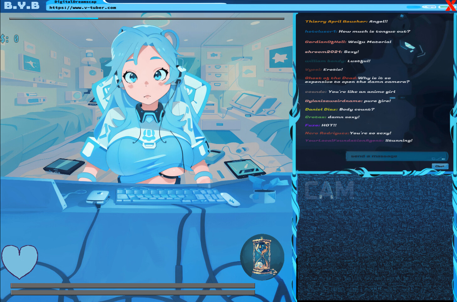 [地牢RPG] V-TUBER(虚拟主播) v0.5 那嵌AI汉化版 [PC+安卓/1.0G]【FM/BD】-第2张-游戏-飞雪ACG