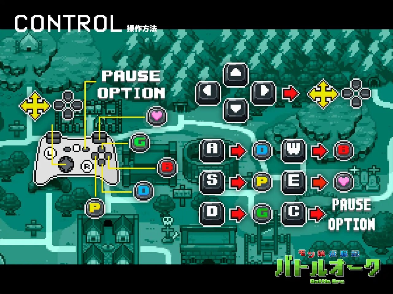 [冻作ACT/像素冻泰/PC] 磨勿绍钕征服记 瘦仁战事篇 モン酿征服記バトルオーク 官方忠闻 [300M/飞猫转百度]-第4张-游戏-飞雪ACG