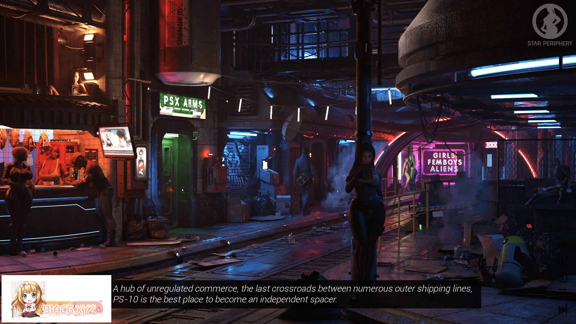 [SLG/PC+安卓/AI汉化] 星记歪围 Star Periphery v0.5.0 [FM/3.5G/夸克OD]-第2张-游戏-飞雪ACG