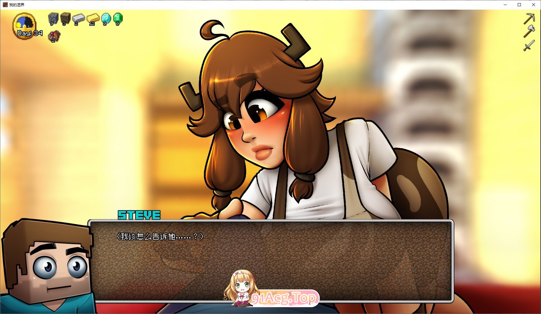 [欧美SLG/汉化/动态]我的世界模拟器：我的湿界v0.21 汉化版[PC+安卓][FM/3G/百度]-第11张-游戏-飞雪ACG